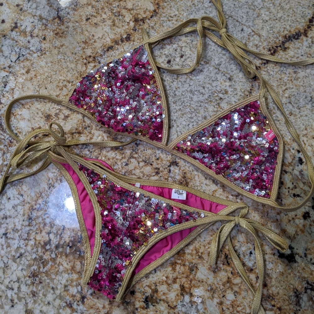 Chynna Doll sequined bikini